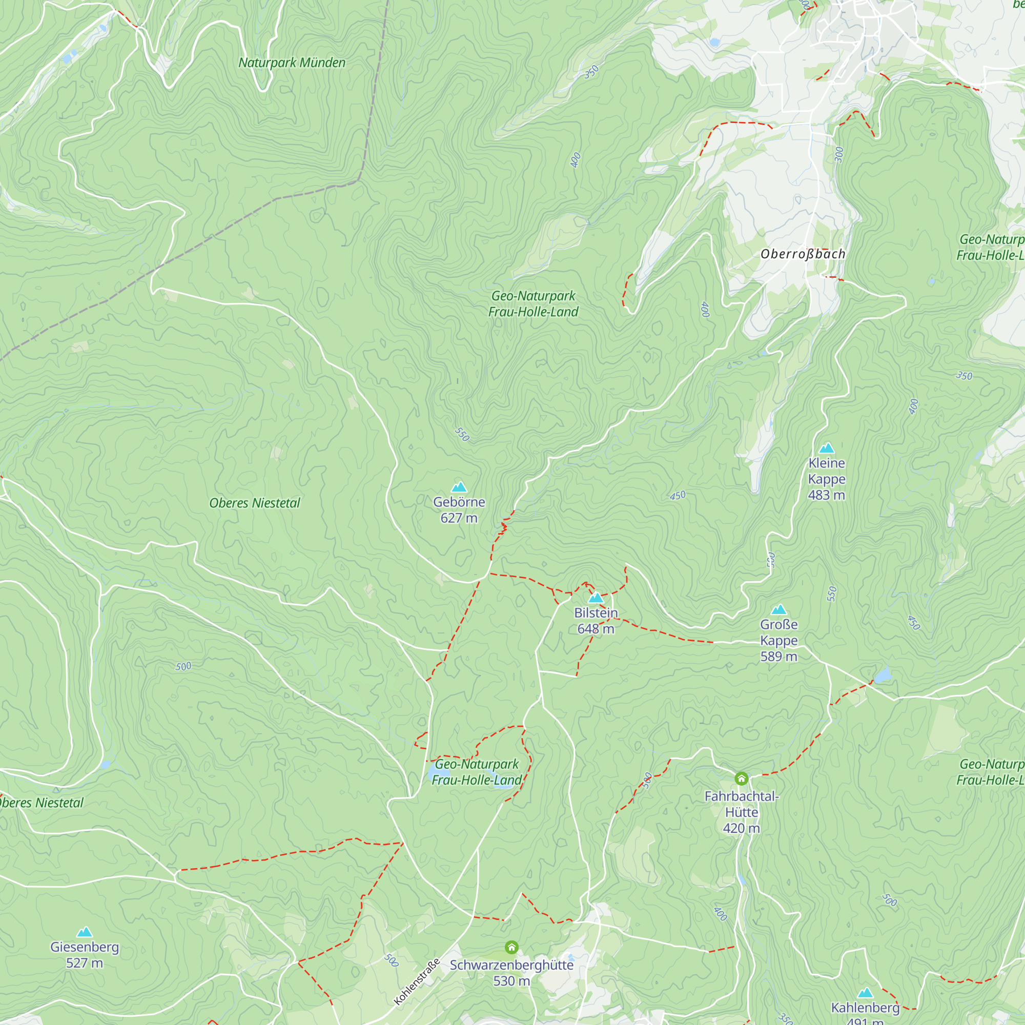 Hütte im Bohlsgraben map