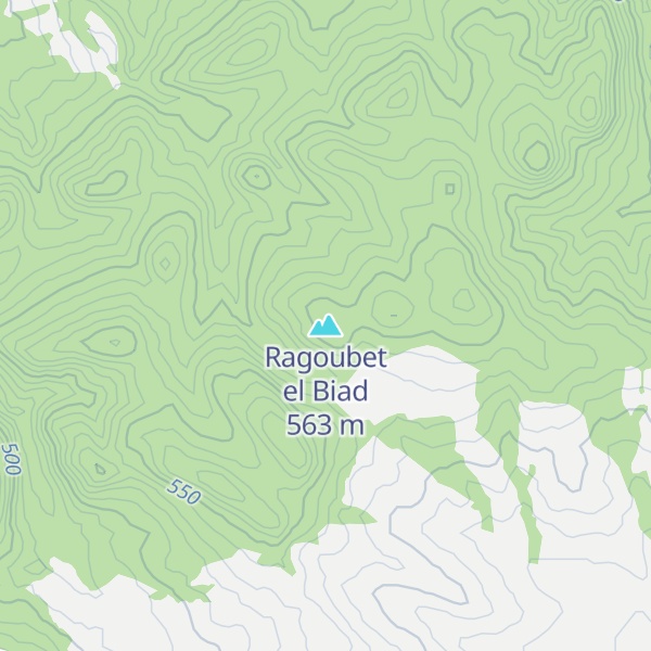 Map of Ragoubet el Biad
