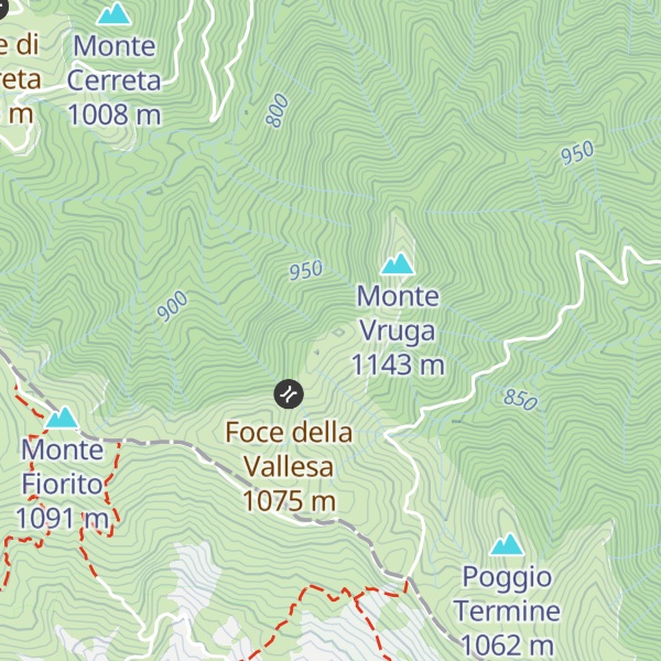Map of I Poggi