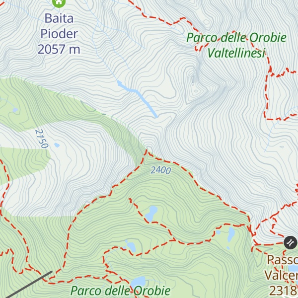 Map of Monte Toro