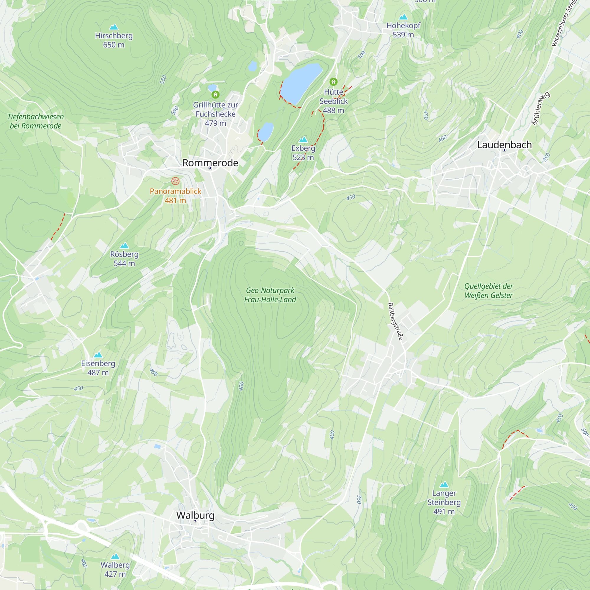 Gilsberghütte map