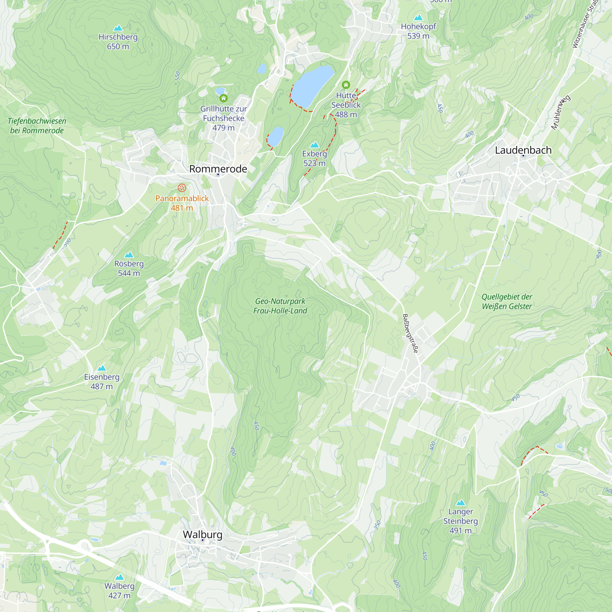 Gilsberghütte map