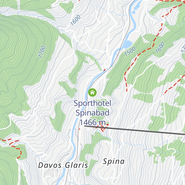 Map of Sporthotel Spinabad