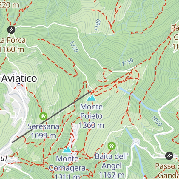 Map of Ristorante Monte Poieto