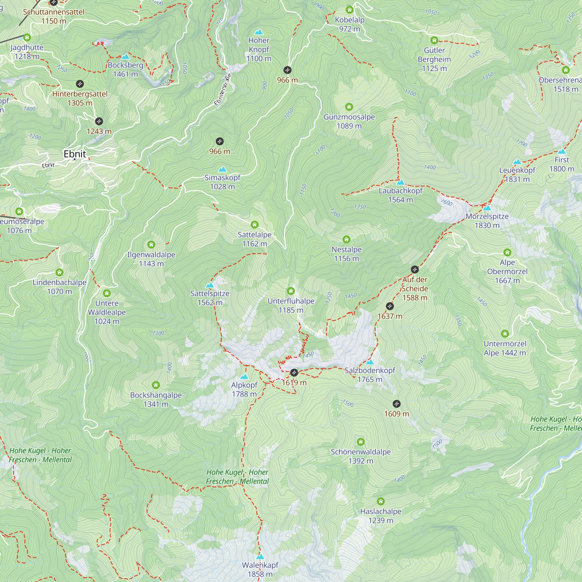 Unterfluhalpe map