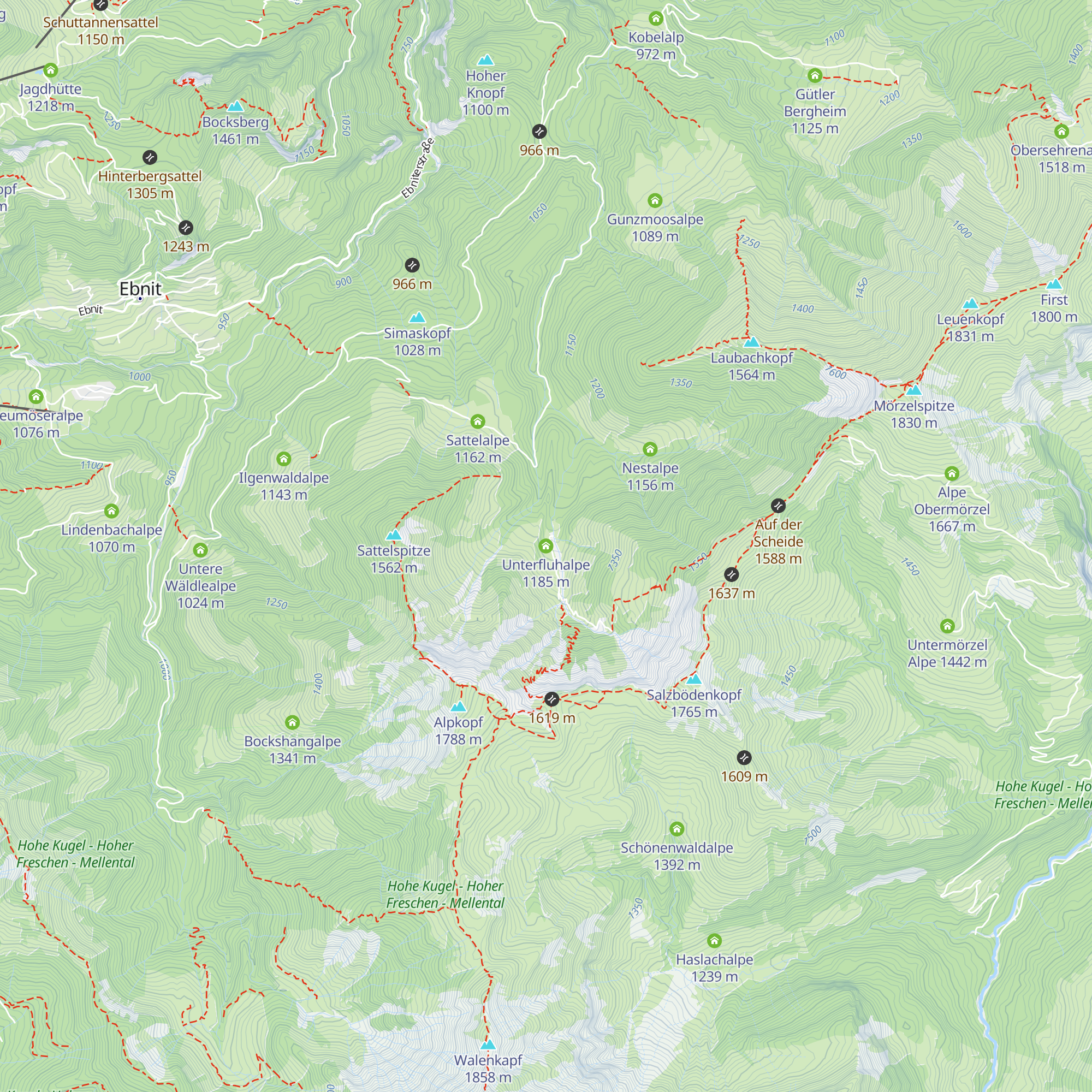 Unterfluhalpe map