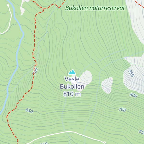 Map of Vesle Bukollen