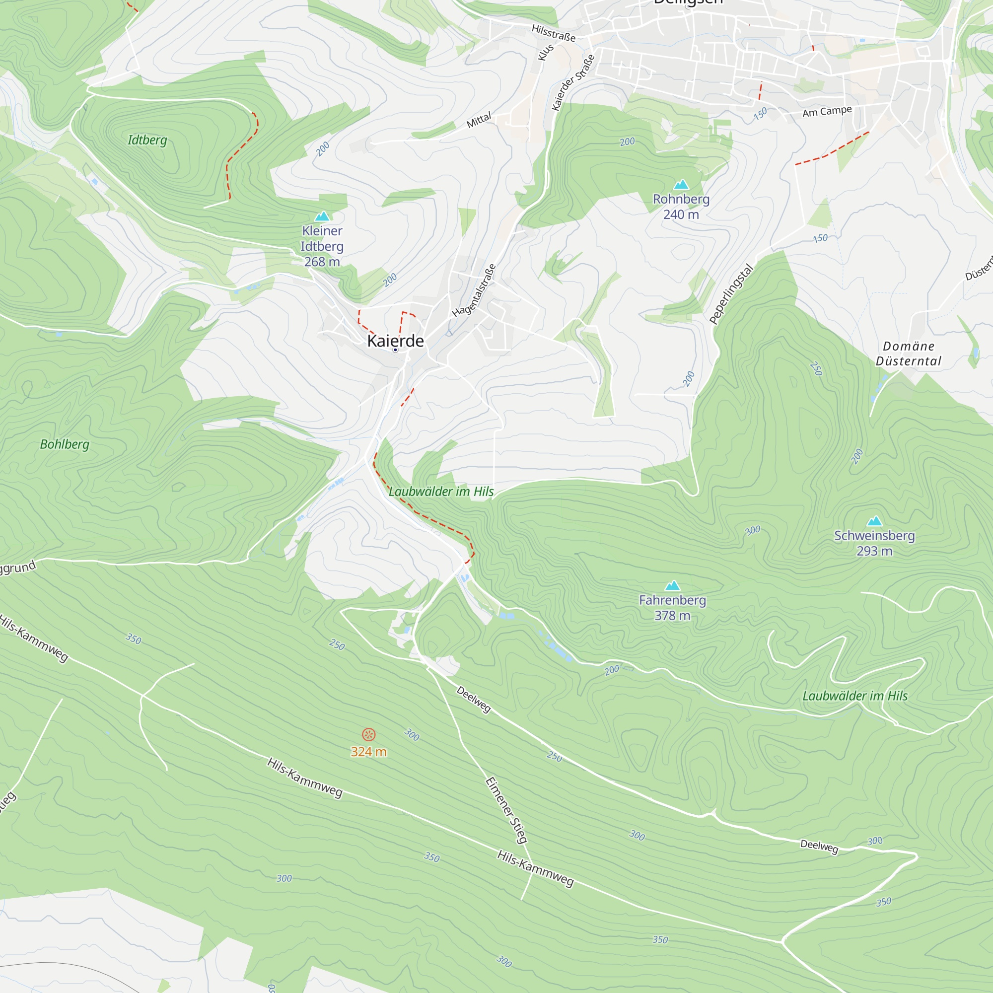 Fahrenberghütte map