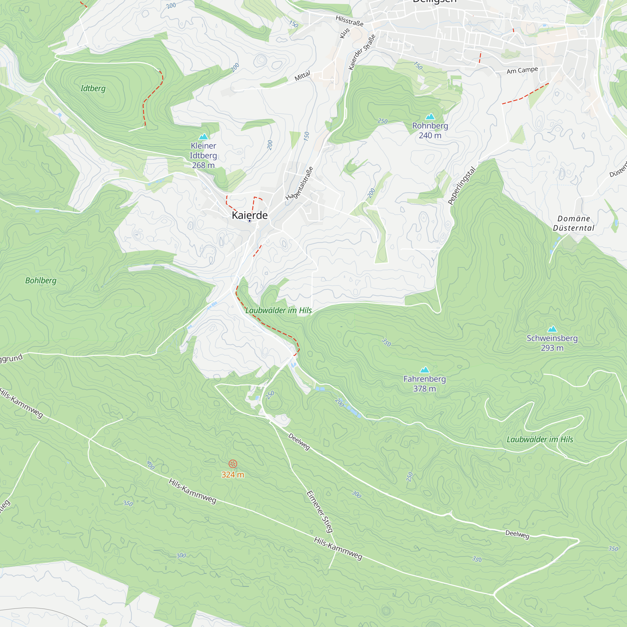 Fahrenberghütte map