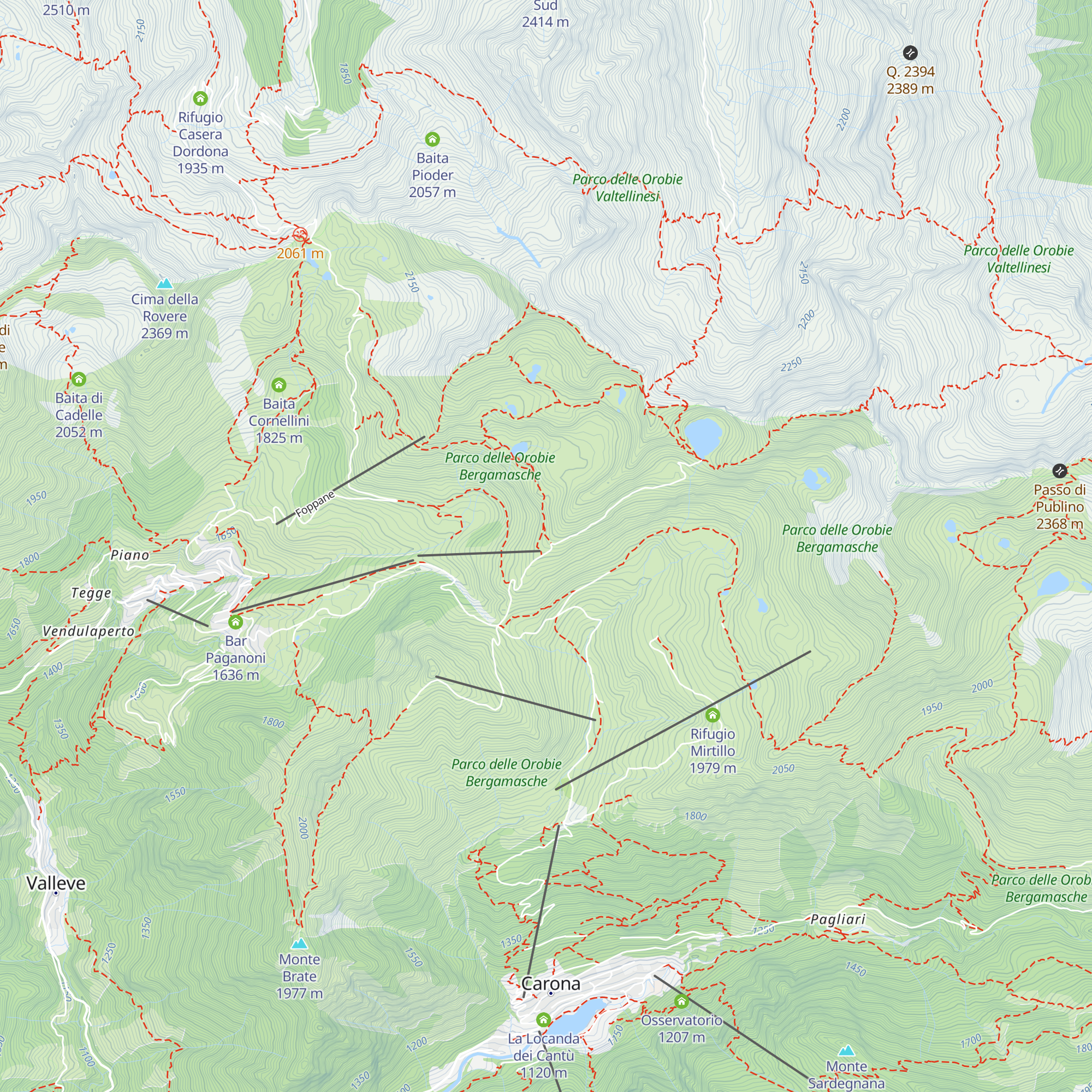 Terrazza Salomon map