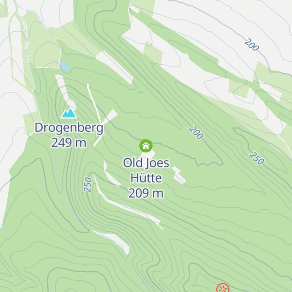 Map of Old Joes Hütte