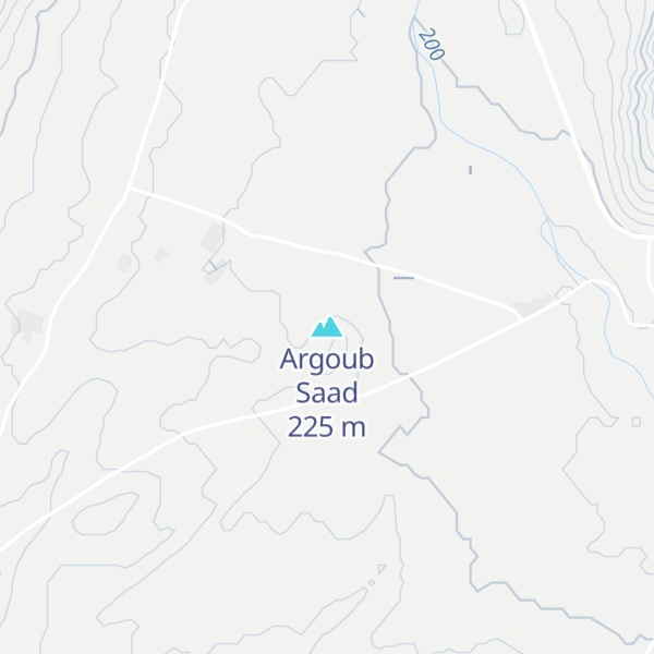 Map of Argoub Saad