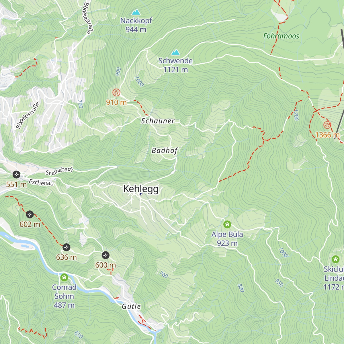 Bad Kehlegg map