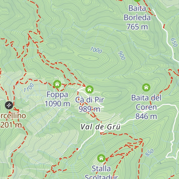 Map of Cà di Pir