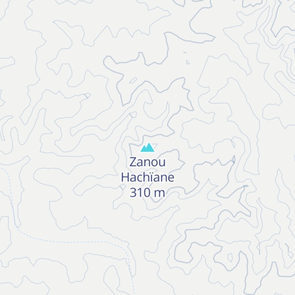 Map of Zanou Hachïane