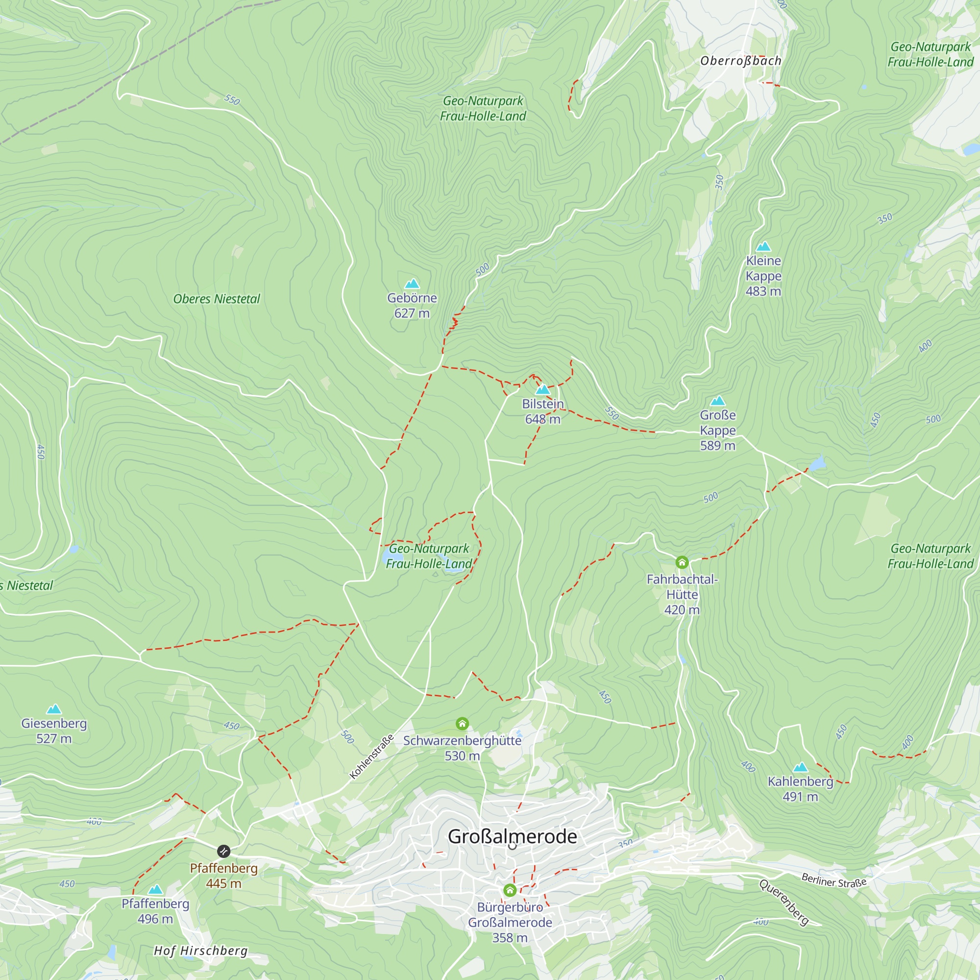 Dreierhütte map