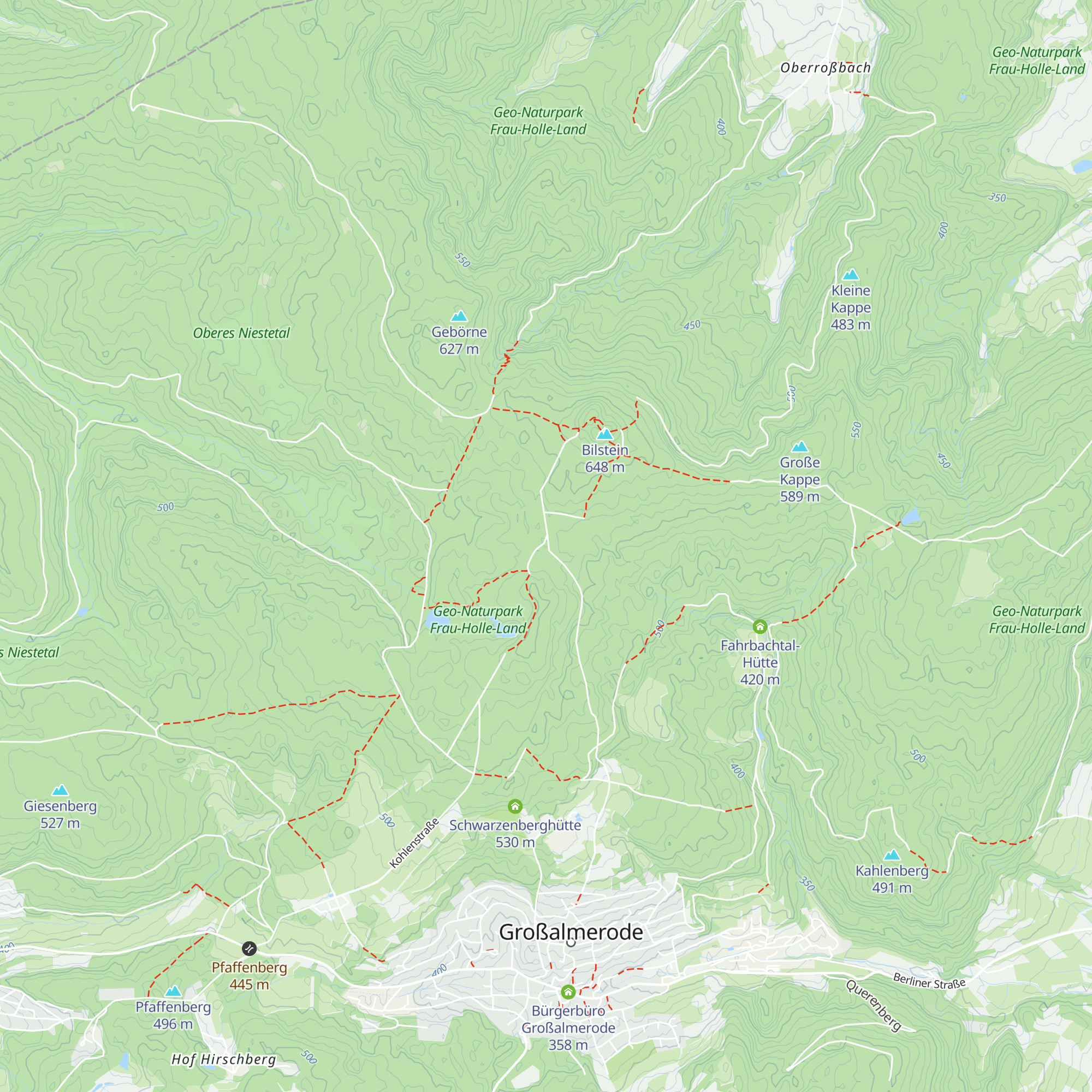 Dreierhütte map