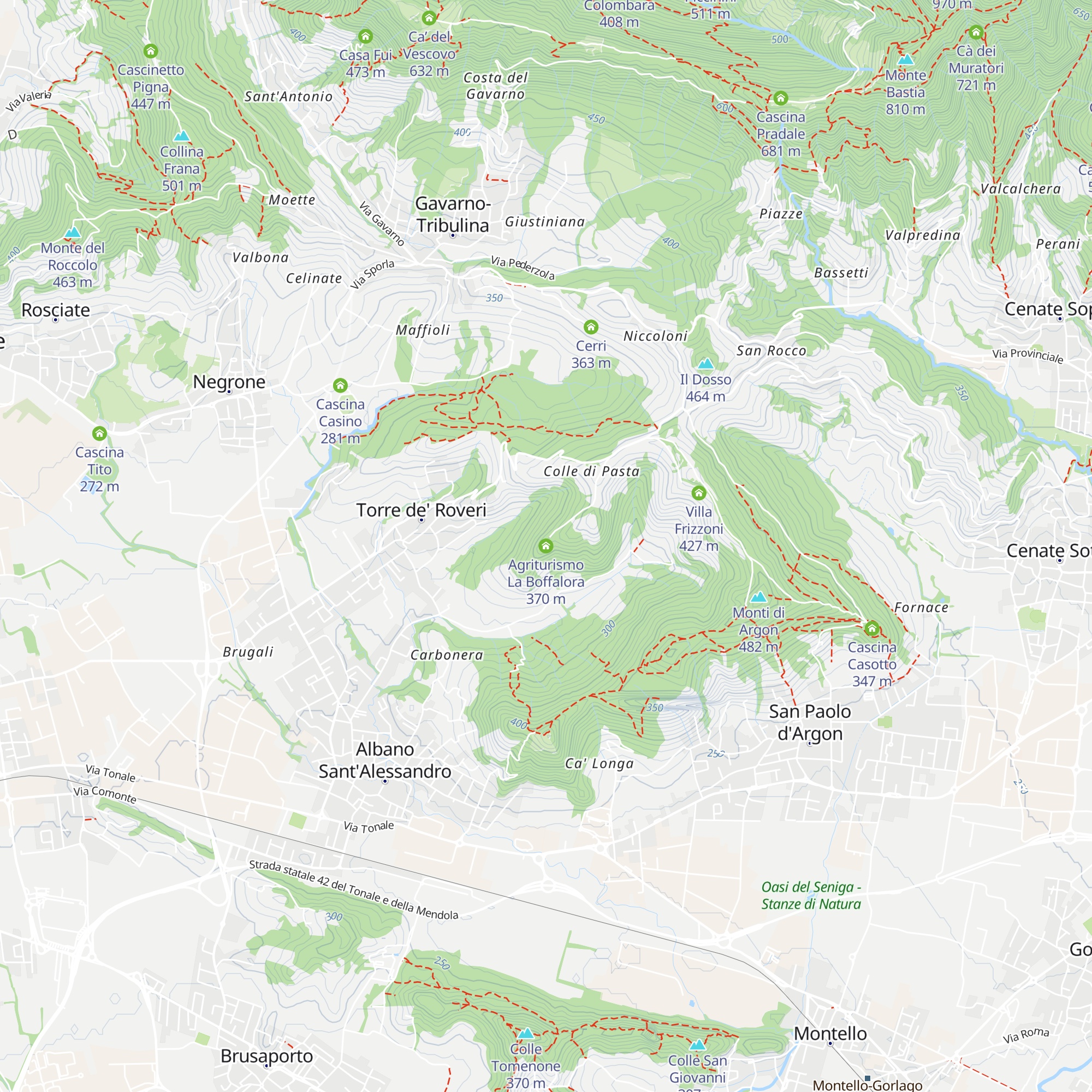 Agriturismo La Boffalora map