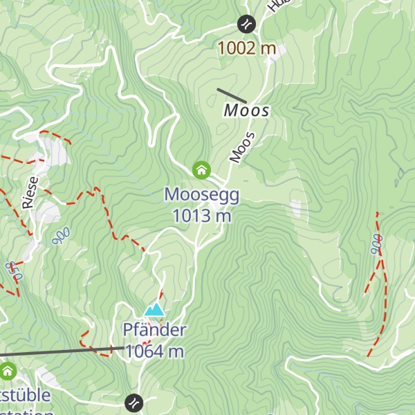 Map of Pfänderglück Haus 1