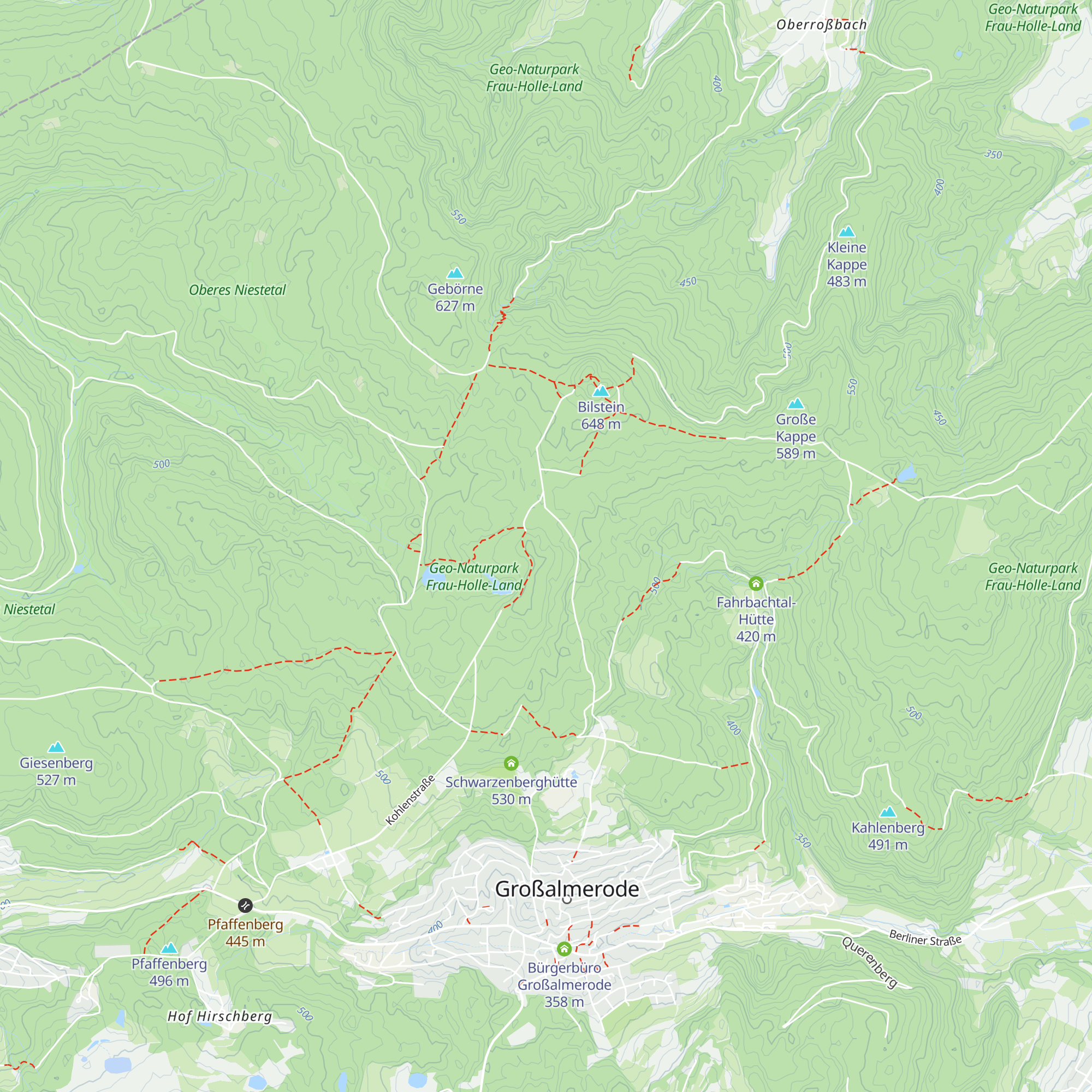 Steinberg-Hütte map