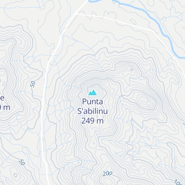 Map of Punta S'abilinu