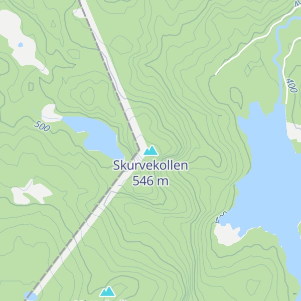Map of Skurvekollen
