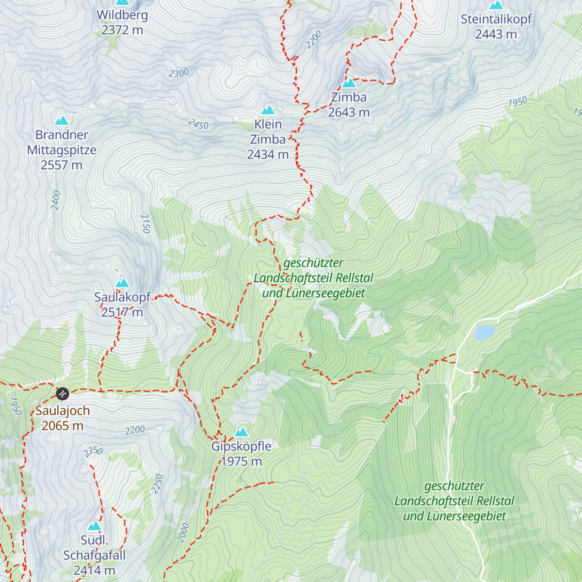 Heinrich-Hueter-Hütte map