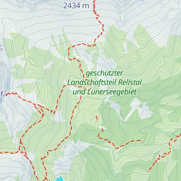 Map of Heinrich-Hueter-Hütte