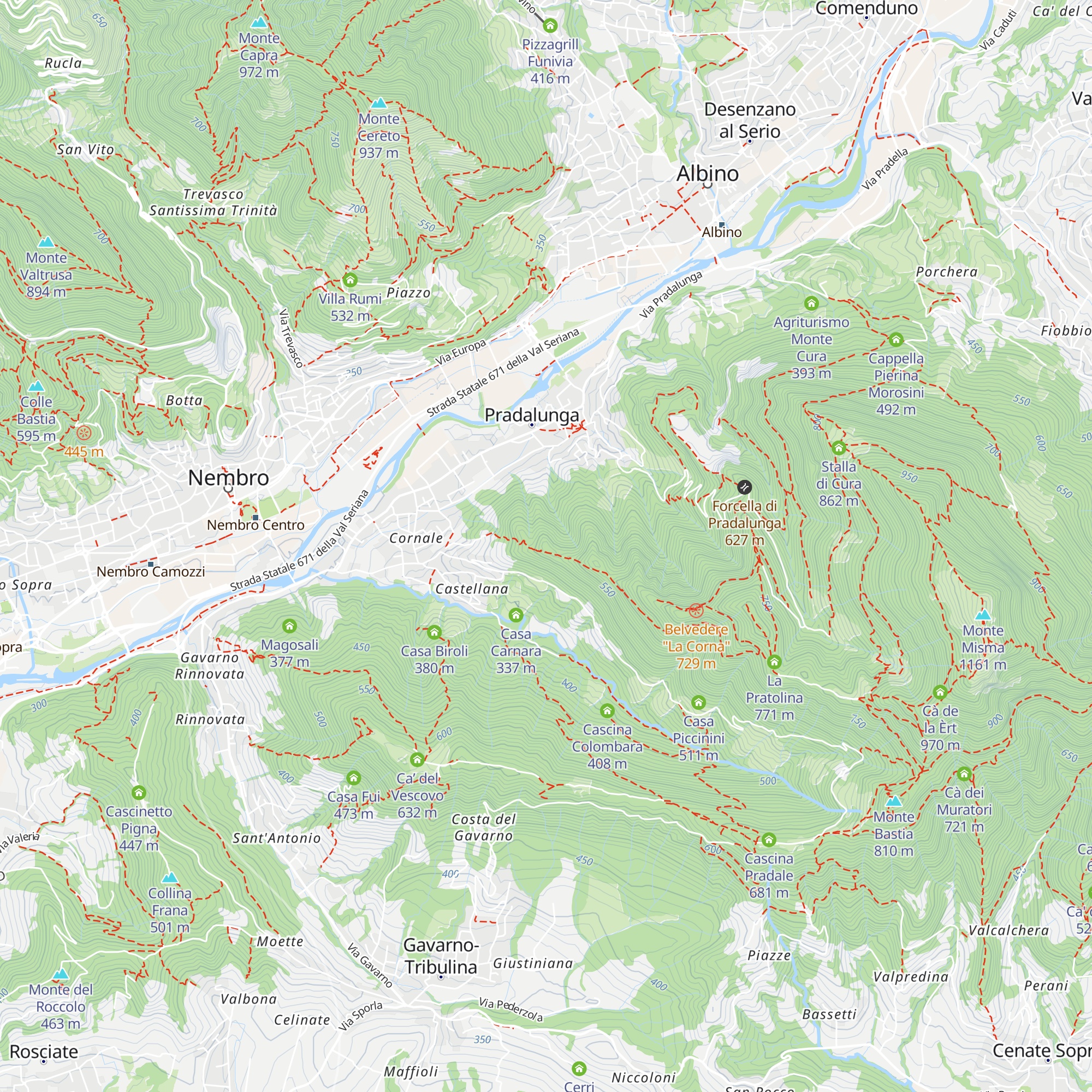 Casa Luogo Vassalli map