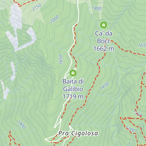 Map of Baita di Galibio