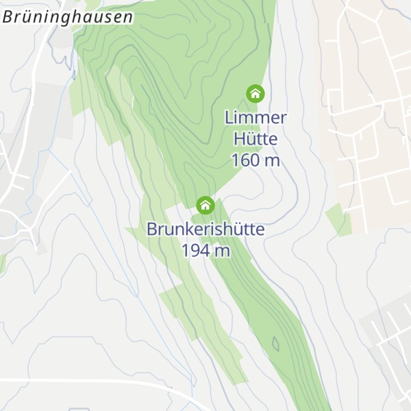 Map of Brunkerishütte