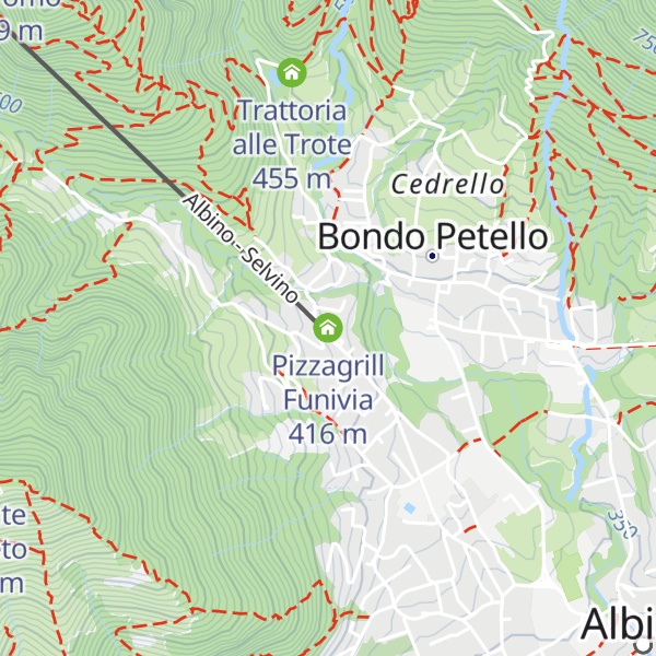 Map of Pizzagrill Funivia