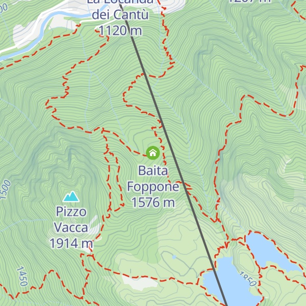 Map of Baita Foppone