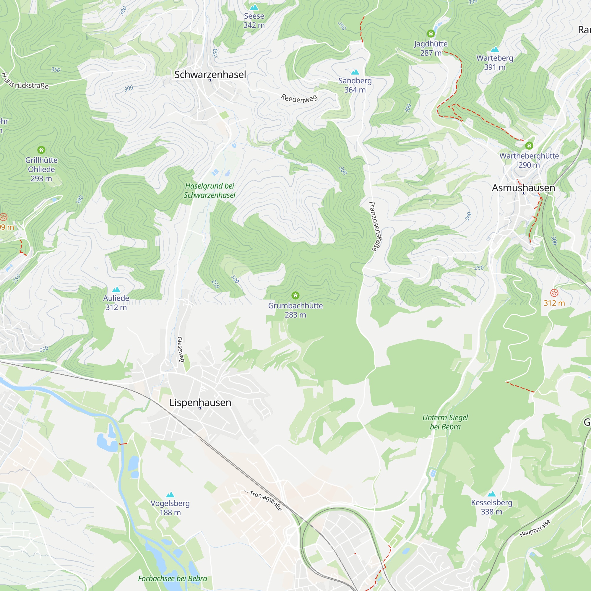 Grumbachhütte map