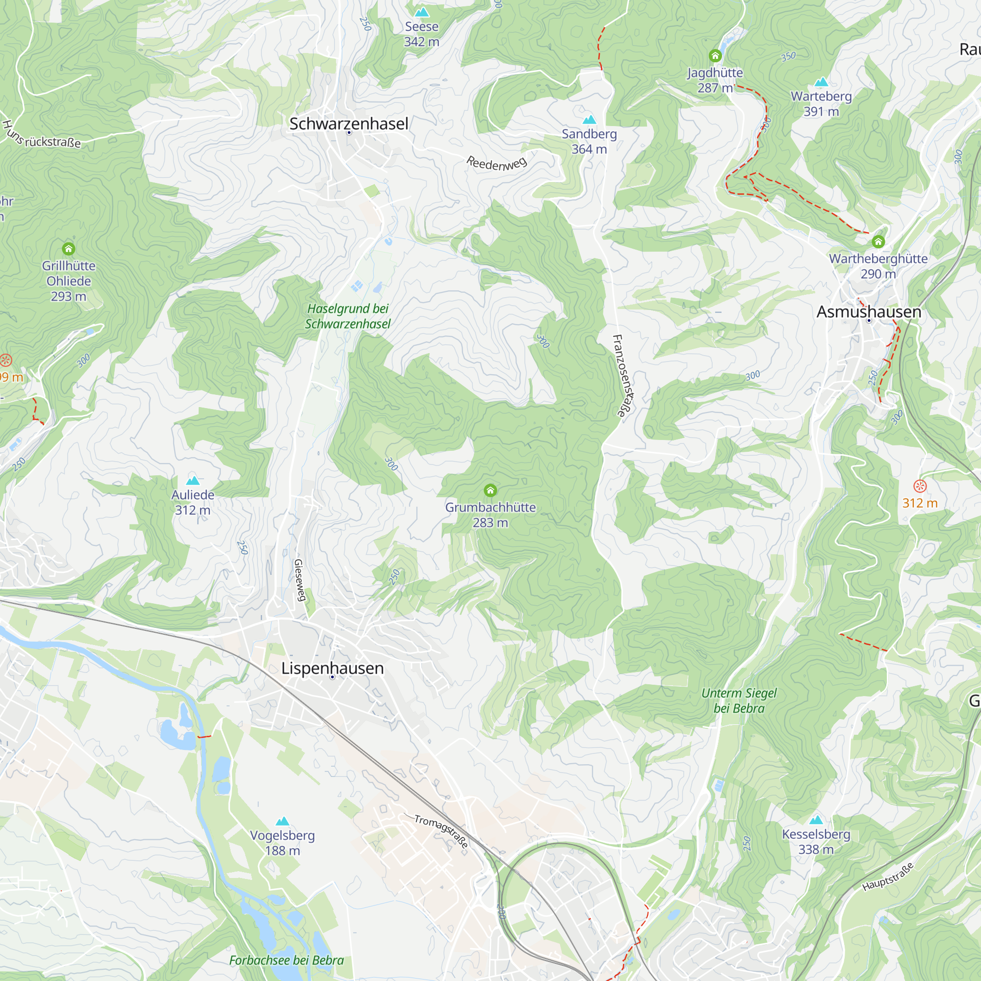 Grumbachhütte map