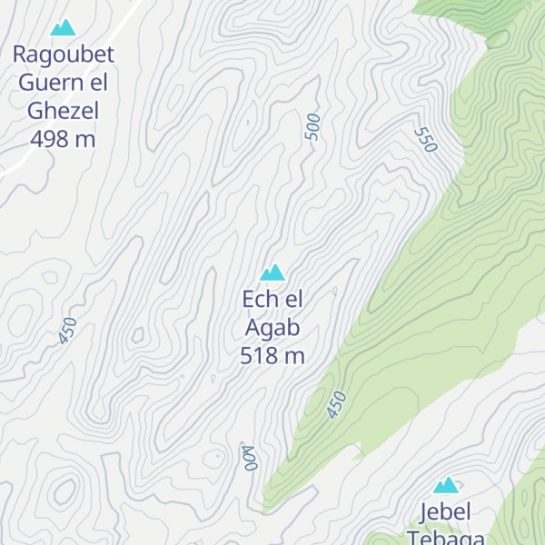 Map of Ech el Agab