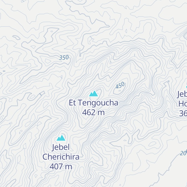 Map of Et Tengoucha