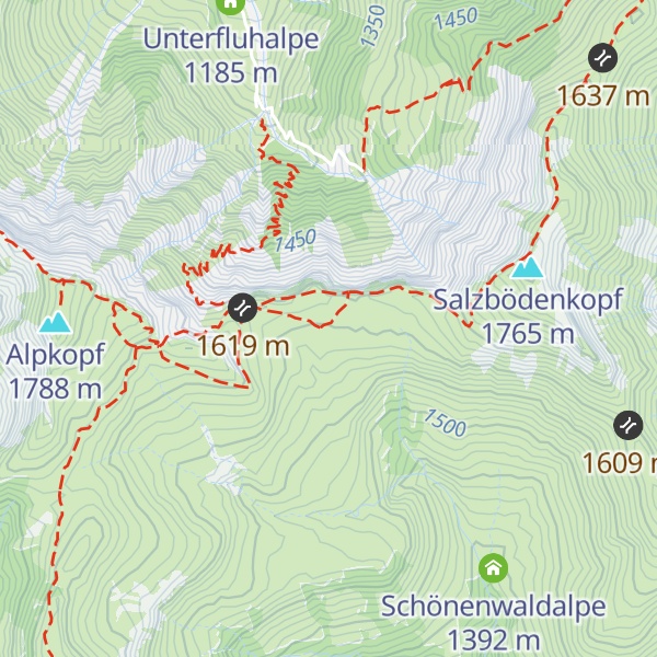 Map of Altenhofalpe