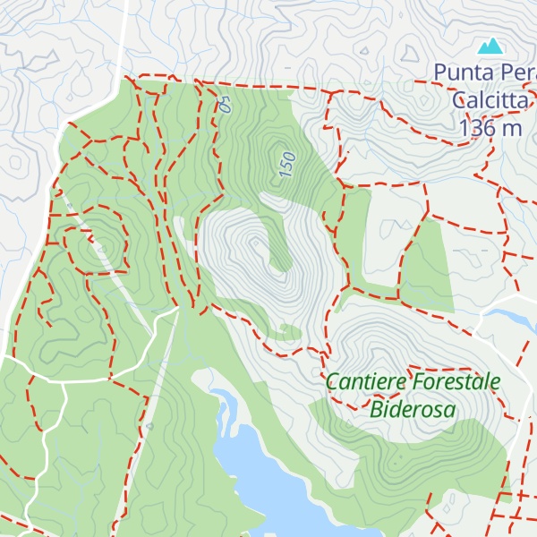 Map of Monte Biderosa