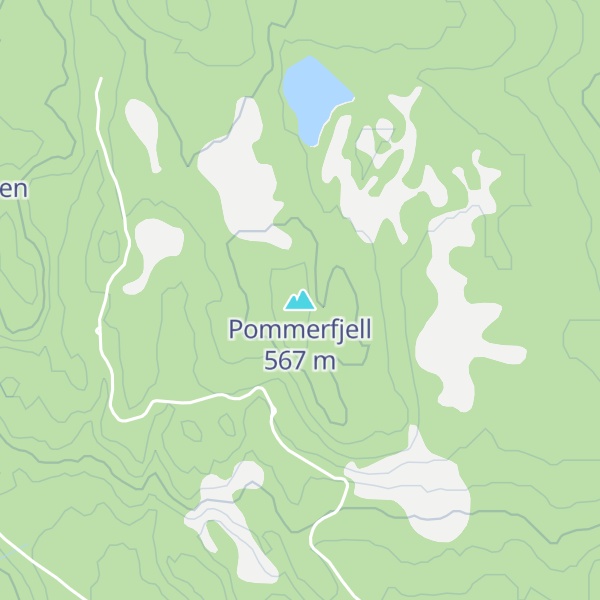 Map of Pommerfjell