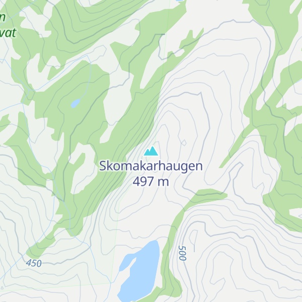Map of Skomakarhaugen