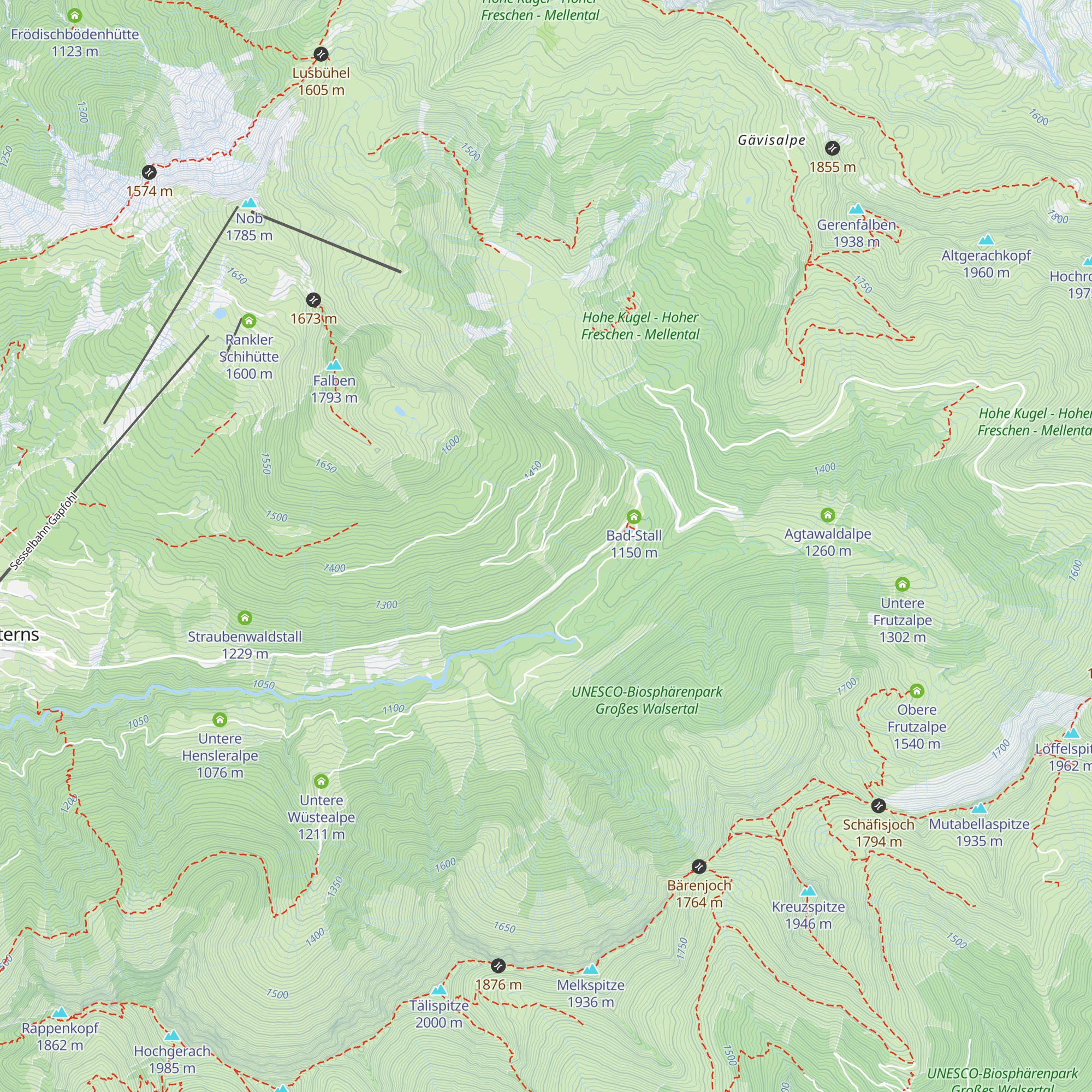 Holzerhütte map