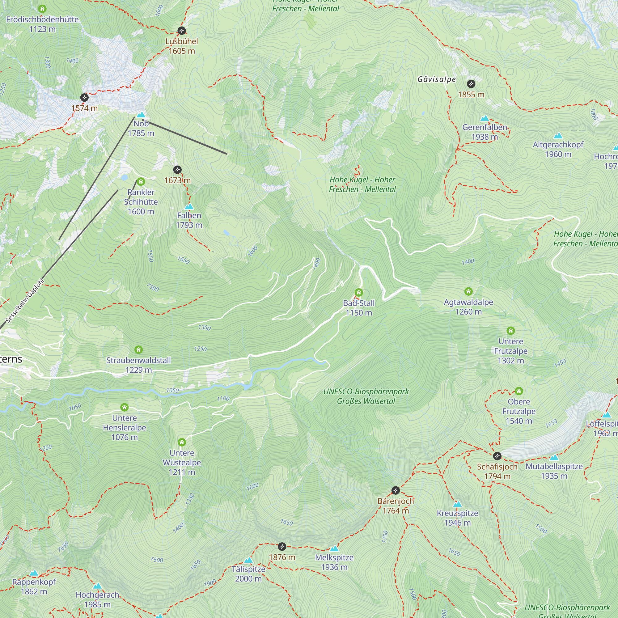 Holzerhütte map