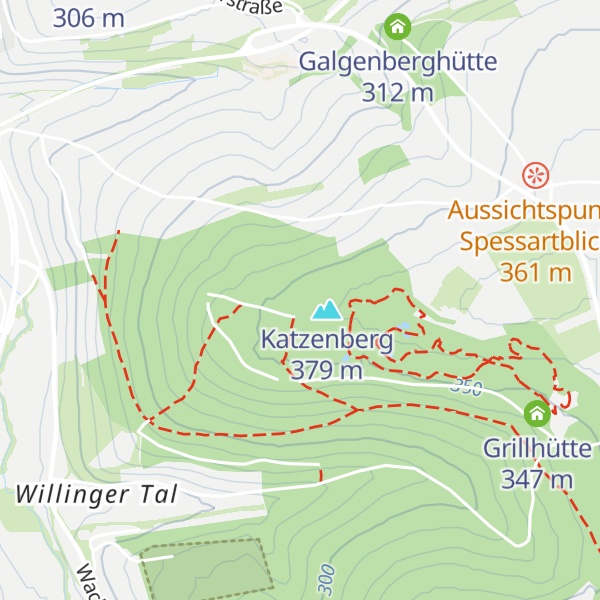 Map of Waldhütte