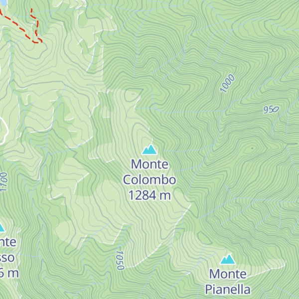 Map of Monte Colombo