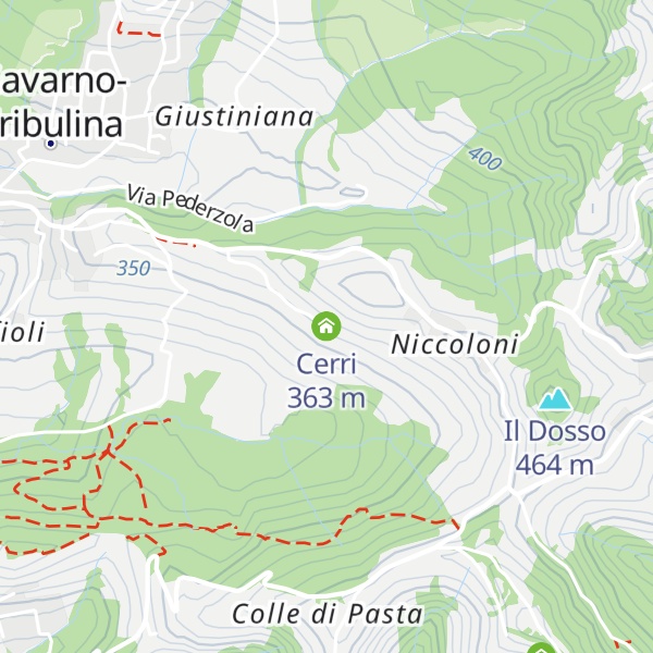 Map of Cerri