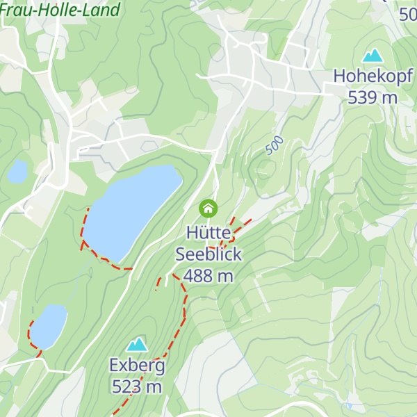 Map of Hütte Seeblick