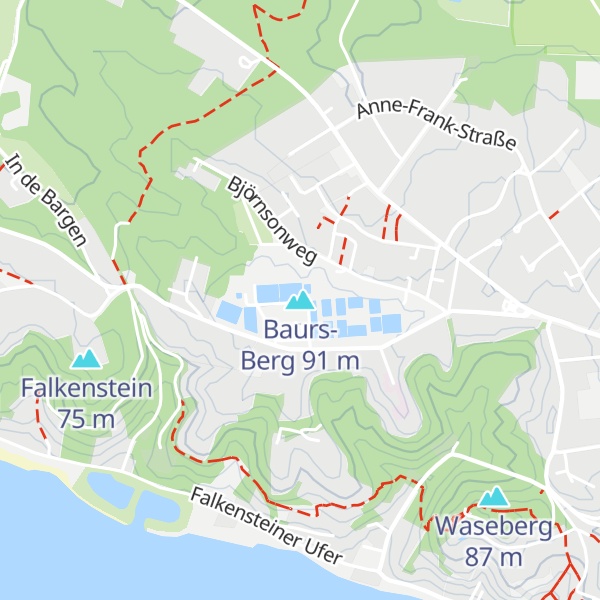 Map of Baurs-Berg