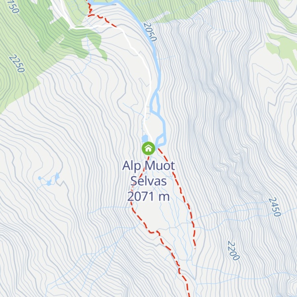 Map of Alp Muot Selvas