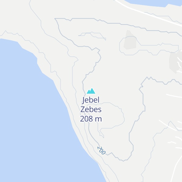 Map of Jebel Zebes
